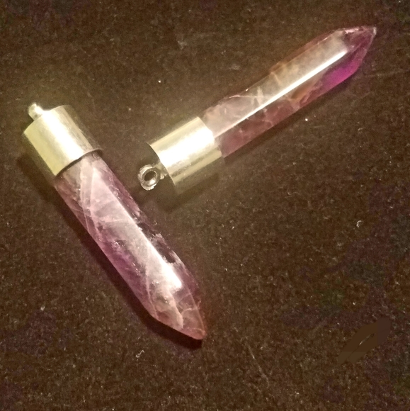 NEW! Lot of Six (6) Quartz & Various Crystals Pendulum Pendants! - Picture 7 of 16